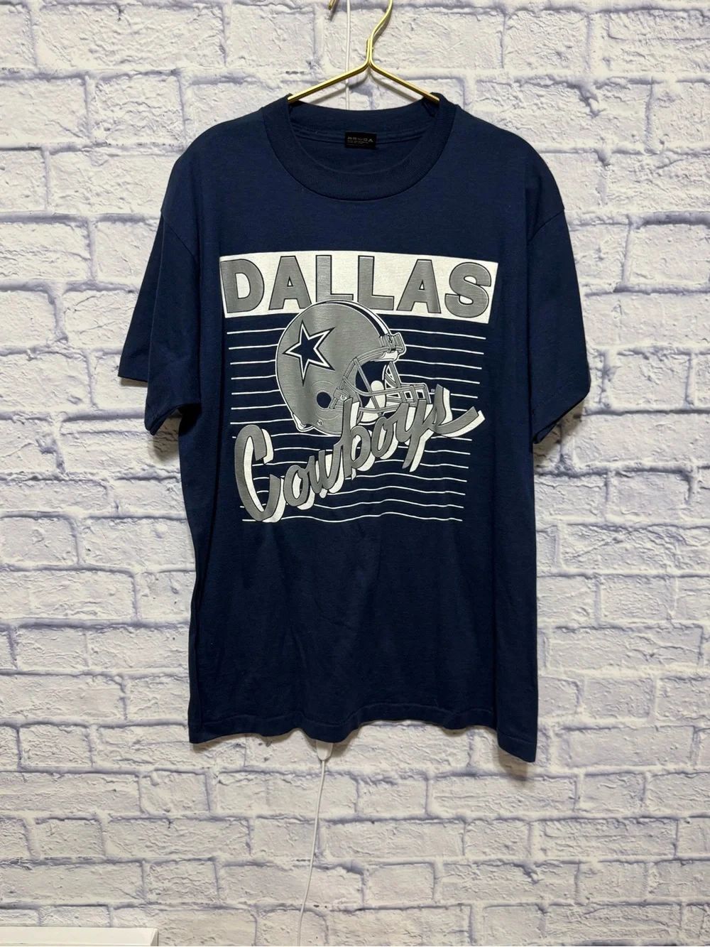 Vintage 1990s Dallas Cowboys single stitch T-Shirt - Screen Stars Best XL